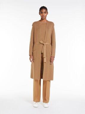 Max Mara Leisure Knitted Wool Waistcoat, BNWT, Taupe, size M